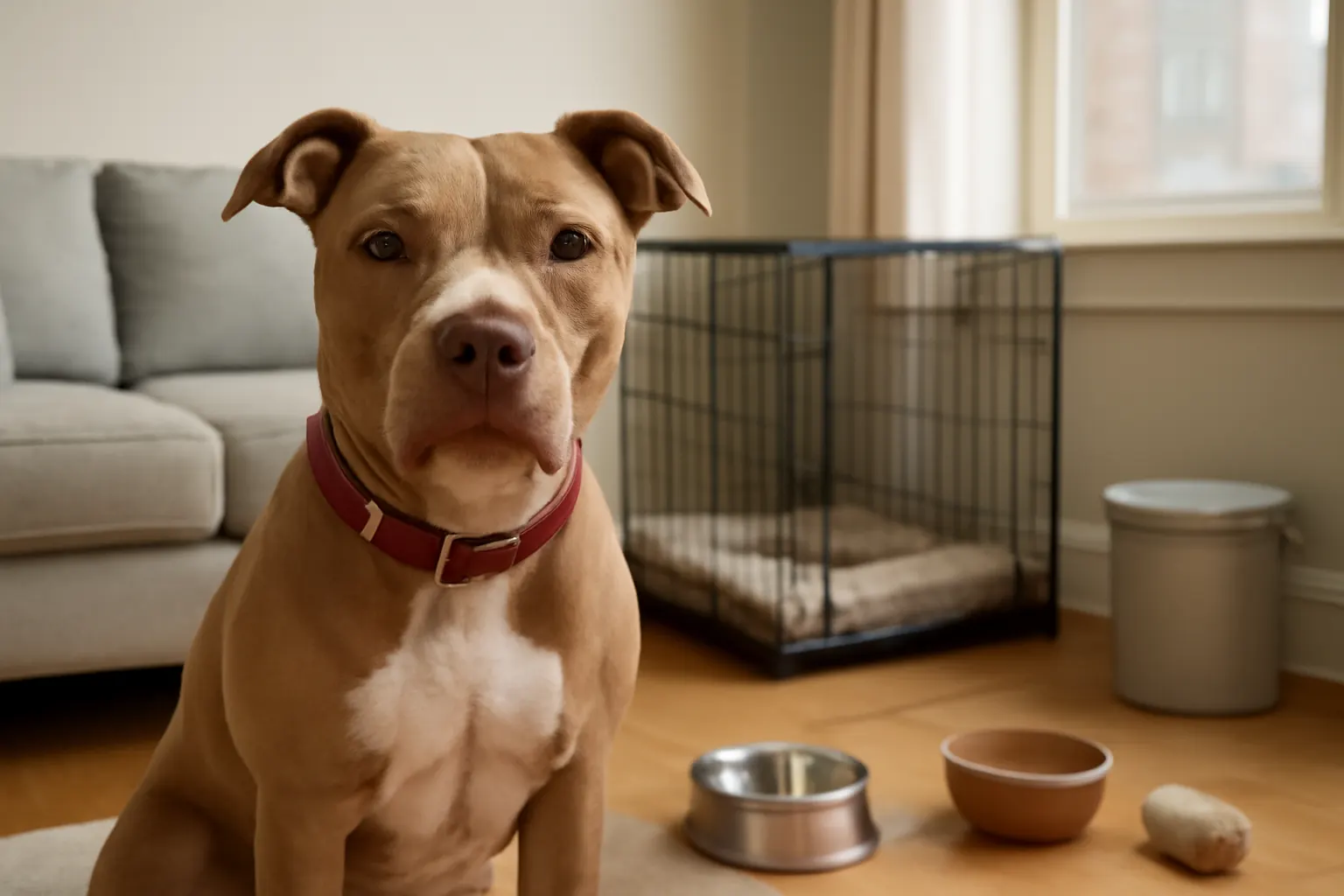 Rescued Pit Bull Finds Forever Home in Hoboken illustration
