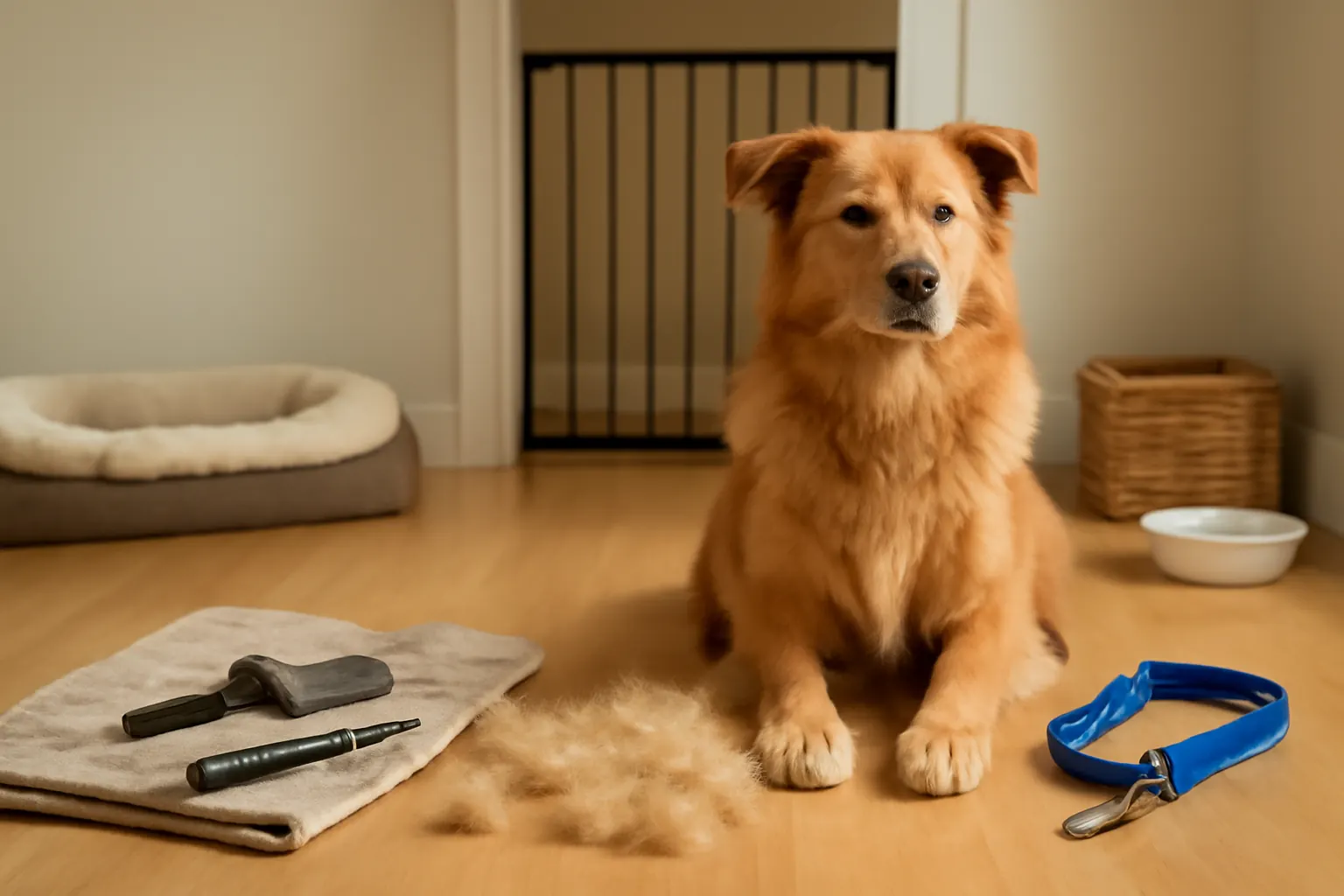 A Practical Guide to Managing Your Dog’s Seasonal Shedding illustration