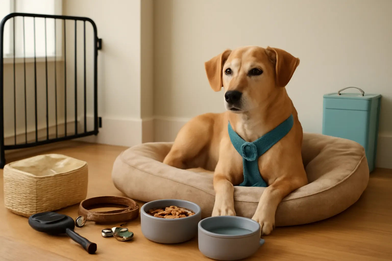 How to Create a Calm, Welcoming Home for Your Newly Adopted Rescue Pet illustration
