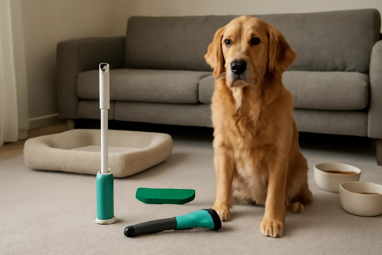Lint Roller vs Rubber Pet Hair Remover: Which Effectively Tackles Fur at Home? illustration