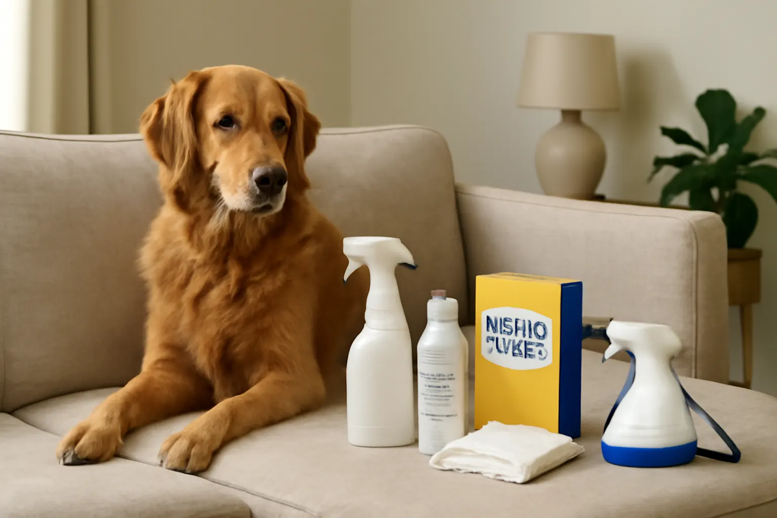 How to Remove Pet Odor from Upholstery: A Step-by-Step Guide for Dog Owners illustration