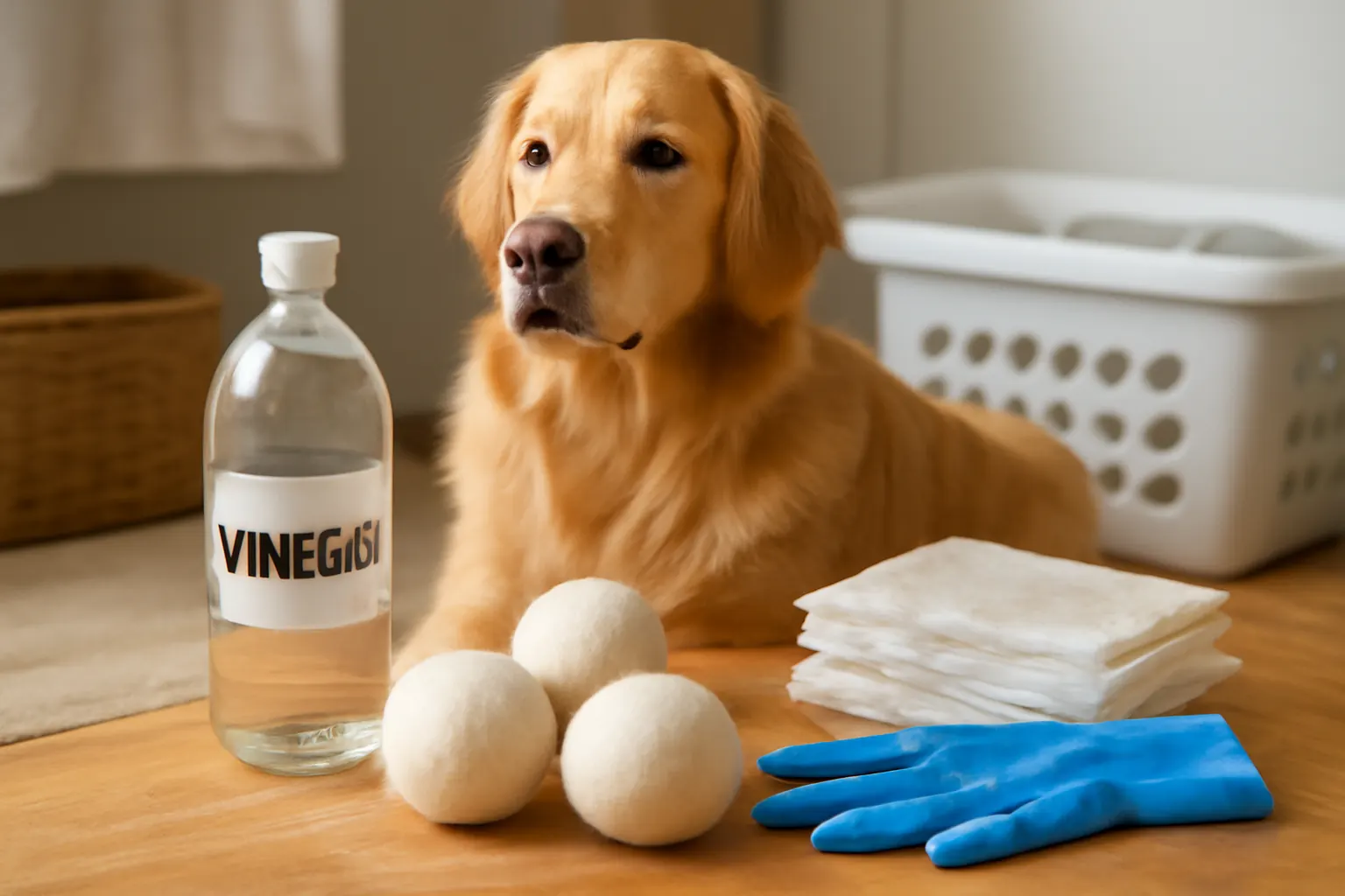 Vinegar vs Dryer Sheets vs Wool Dryer Balls: Best Way to Remove Pet Hair from Laundry for Heavy Shedders illustration
