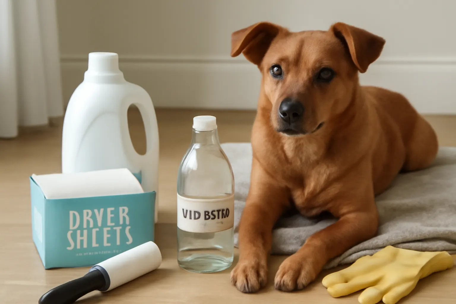 Dryer Sheets vs Vinegar: Best Way to Remove Pet Hair from Laundry? illustration