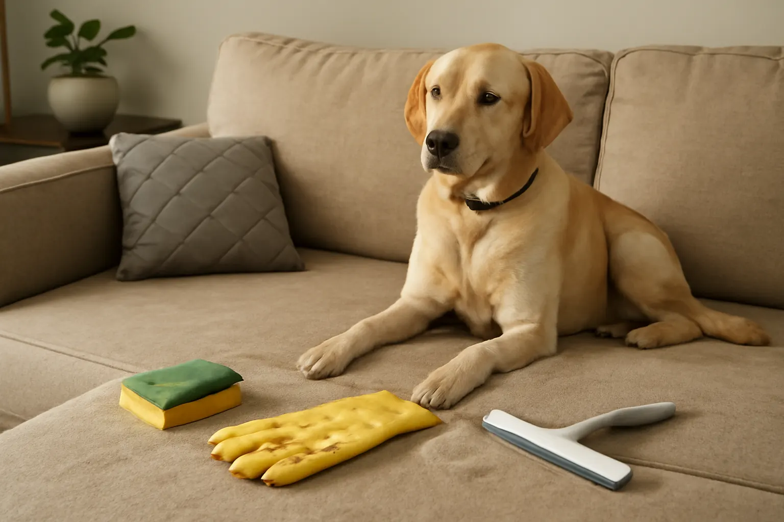 Pet Hair Removal by Fabric Type: 4 Methods That Work on Every Couch illustration