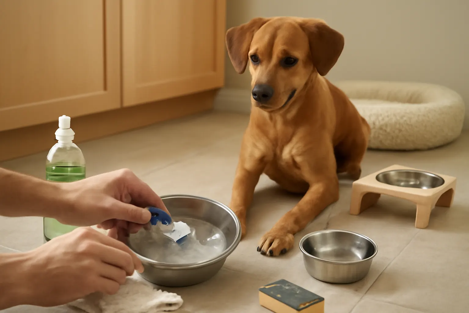 How to Clean Pet Bowls Without a Dishwasher: A Step-by-Step Guide illustration